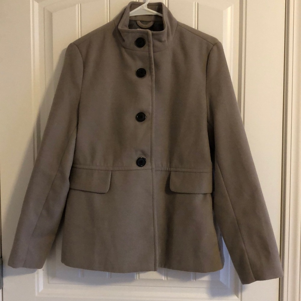 Gray Old Navy Peacoat (Size M)